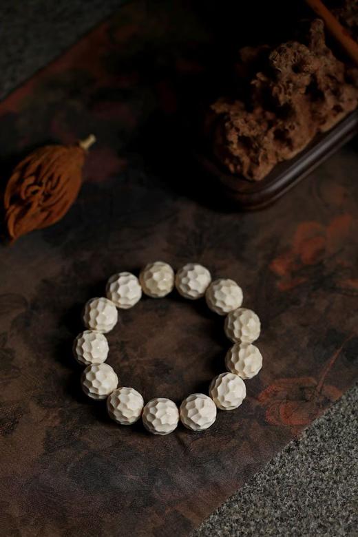 手工锤纹珠°猛犸手串 商品图0