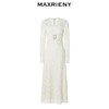 【商场同款】MAXRIENY复古宫廷氛围感连衣裙23秋冬蕾丝订婚小白裙(货号:MC88DR633) 商品缩略图4