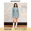 【商场同款】MAXRIENY欧式复古扶桑花提花半裙23秋冬新款直筒短裙(货号:MC88SK541) 商品缩略图0