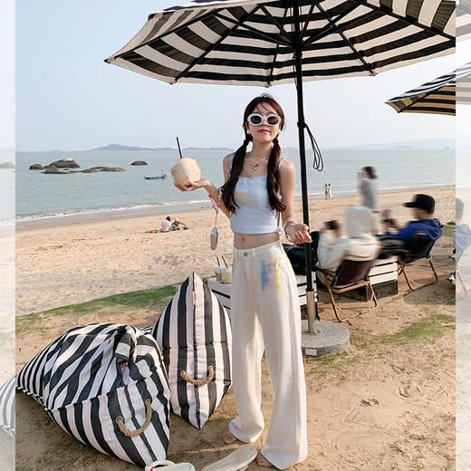 <曾小咸推荐> 【海岸甜心】蓝色小吊带 商品图2