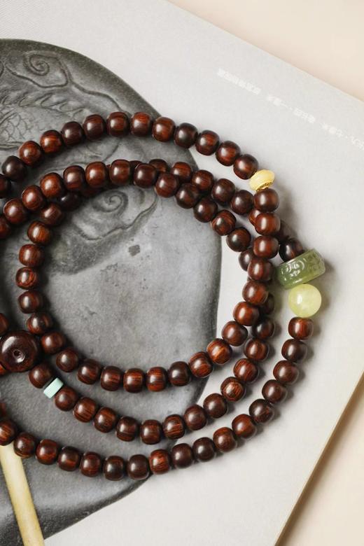 海黄原创【问枫】手串0.7*0.8*108 商品图2