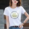 NYL-675中国风T恤女夏季新款时尚洋气圆领拼接宽松设计感半袖上衣 商品缩略图0