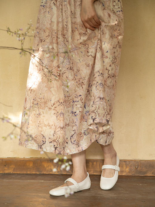 牧衣游 舒适百搭文艺复古软底真皮单鞋 踏鹊枝 【不支持会员折】 商品图1