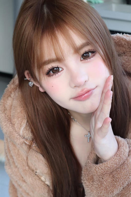 年抛 蜂蜜杏茶 sheepcon  大直径14.5 着色14.4 ( 同品牌多副更划算 选款色板在详情页) 商品图12