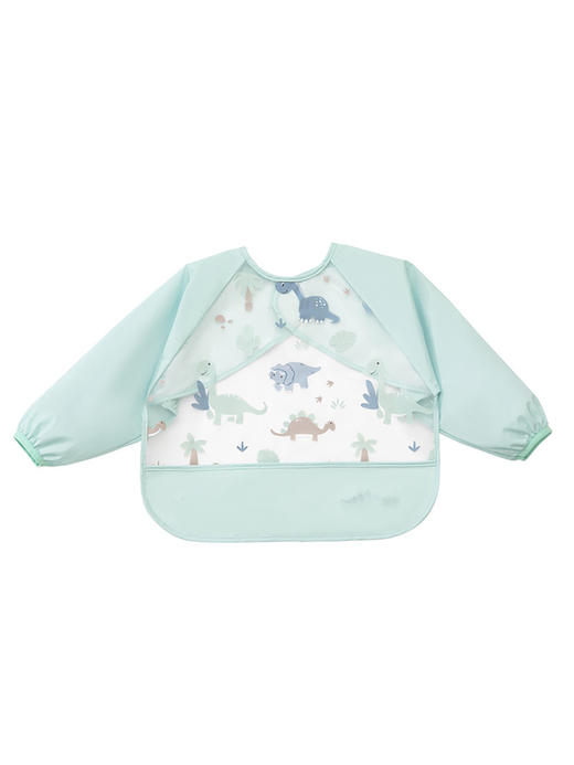 【吃饭不脏衣 落食轻松兜】宝宝罩衣吃饭防水围兜春夏长袖防脏儿童幼儿园饭兜2024新款男女童 商品图4