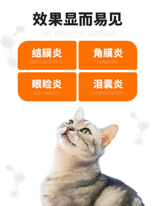【买2送1】普安特猫咪眼药水狗狗用宠物眼睛发炎结膜炎流脓流贝朗明硫酸新霉素滴眼液滴眼液8ml 商品图4