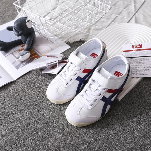 💥‼全色4折❗【Onitsuka Tiger鬼塚虎儿童休闲鞋魔术贴】2024年上新！保证好看、潮范、又百搭！  ▪脚感一级棒！走路像踩在云上一样  ▪防滑耐磨橡胶底,上脚轻盈 商品图9