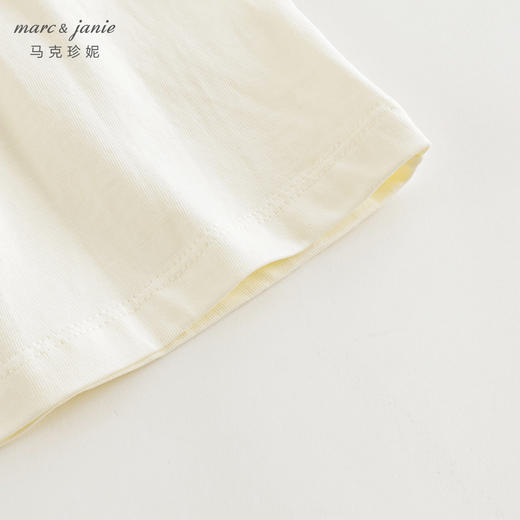 马克珍妮女童甜美蝴蝶结纯棉背心儿童上衣2025年夏装新款551115 商品图4