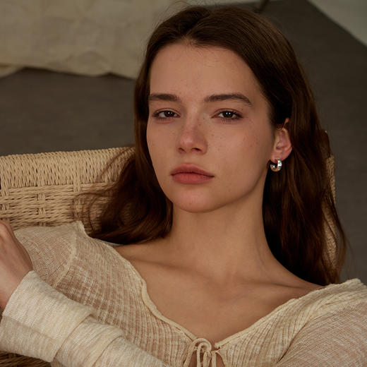 ARSIS｜星夜系列 丝光星环耳圈 商品图4