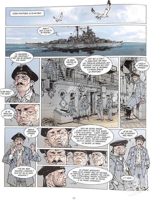 【中商原版】法漫 大海战 11 俾斯麦海海战 美日战争 LE BISMARCK 法文原版 Jean Yves Delitte 战争题材漫画 军事 商品图6