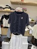 【YW】无忧购韩版百搭条纹小熊刺绣圆领宽松休闲打底上衣0923（截单后7天发货) 商品缩略图4