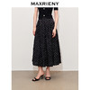 【黑白优雅主义-商场同款】MAXRIENY法式复古风情波点半裙A字裙子(货号:MC85SK059) 商品缩略图0