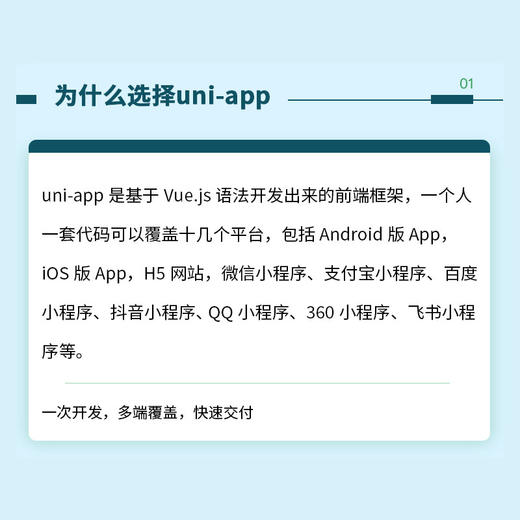 uni-app多端跨平台开发从入门到企业级实战——基于Vue.js 3.0、 TypeScript核心技术实现 商品图1