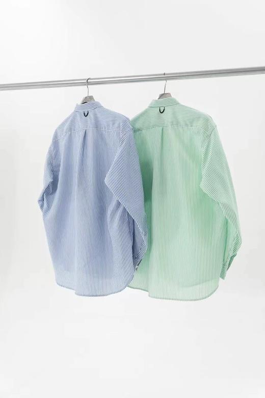 DA1WA 39立体剪裁廓形条纹衬衫 CITY BOY宽松长袖衬衫外套  CS204 商品图4