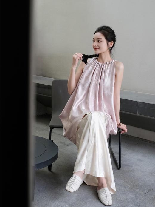 盛唐牡丹 |真丝芙蓉花上衣 商品图7