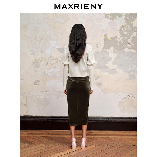 【商场同款】MAXRIENY田园浪漫花卉针织开衫外套23秋季新款薄外搭(货号:MC88JA572) 商品图3