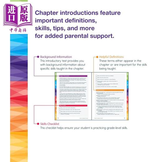 【中商原版】美国新课标教辅 光谱练习册 语言艺术 3年级 Spectrum Language Arts Workbook Grade 3 英文原版Carson Dellosa 商品图3