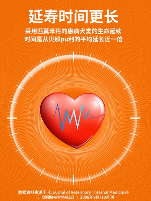 普安特温诺安宠物心脏药心力衰竭扩张心肌梗塞肥大匹莫苯丹狗5mgT 商品图4