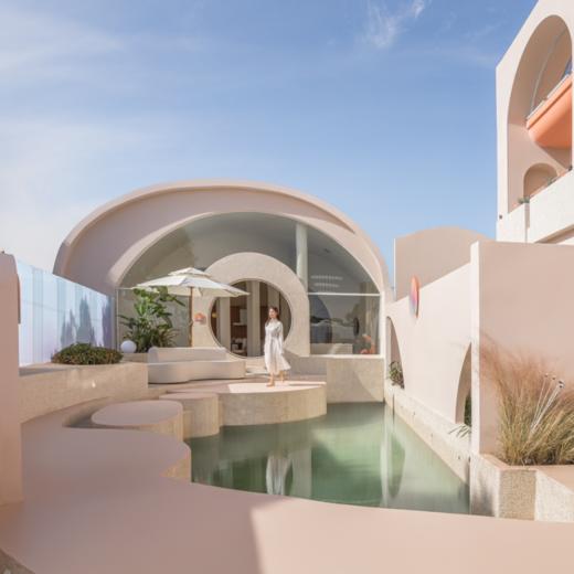 小众设计感露天泳池民宿 商品图0