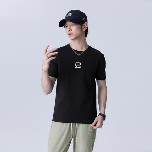 【断码清仓】HX 夏季圆领短袖T恤S102422993101/02 商品图1