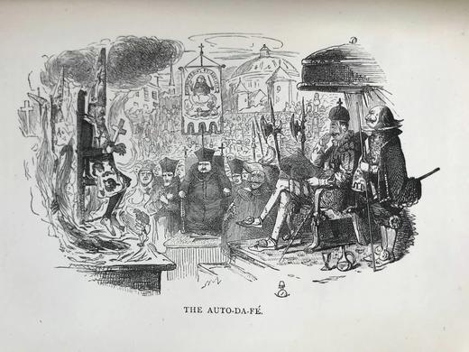 1889年 英格斯比传奇故事集 克鲁克香克、里奇等名家16幅插图 漆布精装32开 商品图13