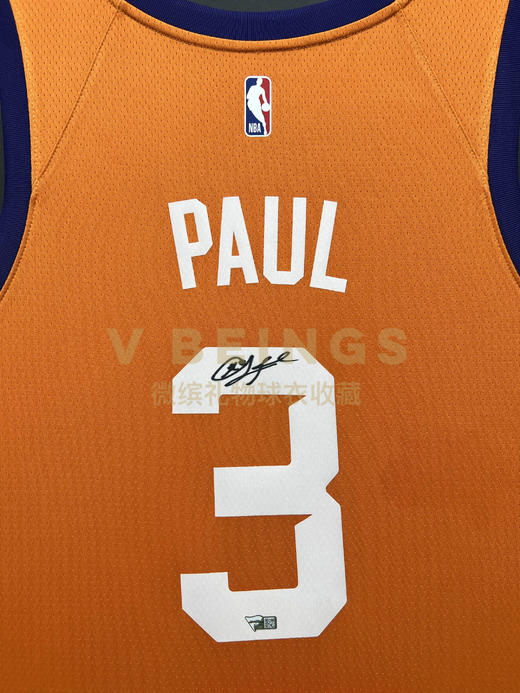 收藏系列 保罗 太阳队3号黄色 亲笔签名球衣 商品图2