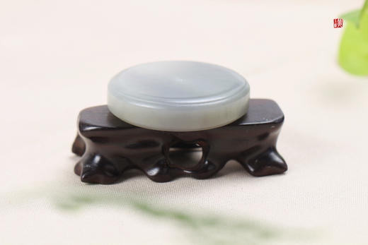 和田烟紫玉平安扣，配精美挂绳 商品图5