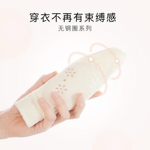 【透气洞洞 减压美背】花型蕾丝洞洞杯文胸轻薄贴合聚拢防外扩落雨初晴 商品图4