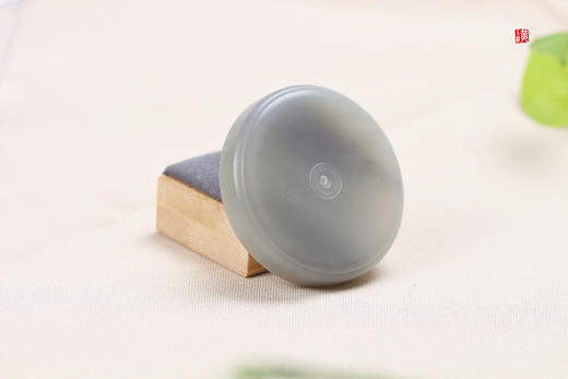 和田烟紫玉平安扣，配精美挂绳 商品图2