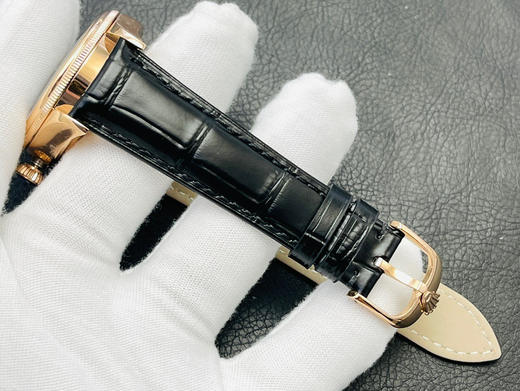 TWF劳li士切利尼系列。尺寸39*11.5mm，3165克隆机芯，蓝宝石镜面，鳄鱼皮表带，男士腕表，密底，自动机械机芯 商品图13