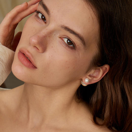 ARSIS｜星夜系列 丝光星月两戴耳钉 商品图2