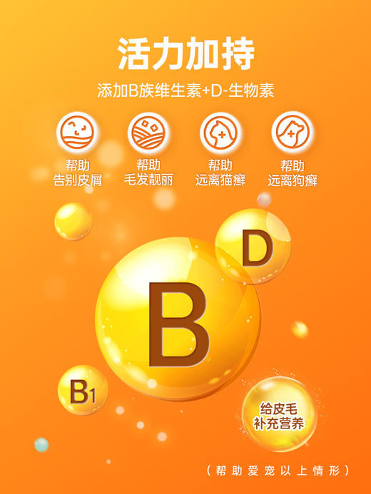 【49元任选3件】普安特猫咪维生素b防掉毛狗狗营养补充宠物用复合维生素片金维葆200片/1瓶（含量以及口味有所调整） 商品图1
