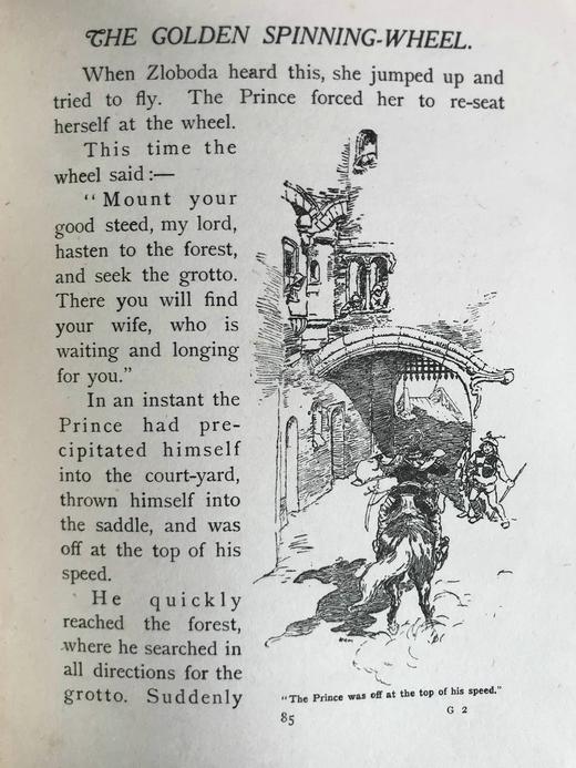 约20世纪早期 河滨童话书 数十幅趣味插图 漆布精装大32开 商品图10