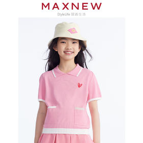 【毛衫】童装POLO爱心短袖毛衫 1N2362501