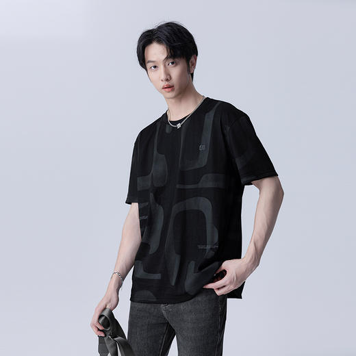 【新品上新】HX 夏季圆领短袖T恤S102423050101/02 商品图1