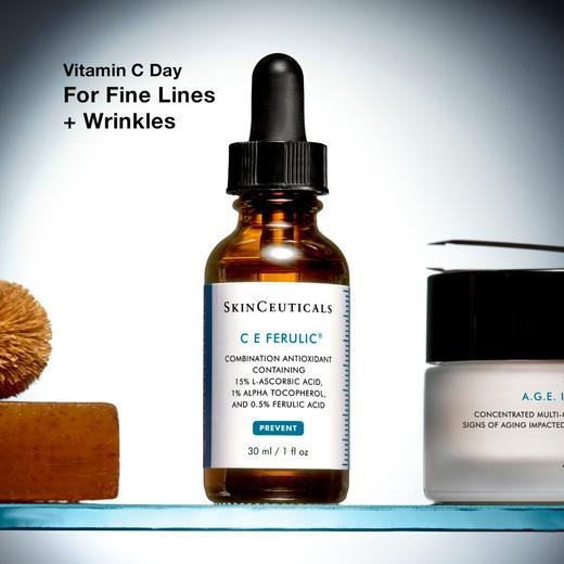 美国 SkinCeuticals修丽可 CF抗氧化10%VC美白日间精华 15ml/30ml 商品图6