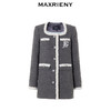 【商场同款-新春系列琉璃玉龙】MAXRIENY小香外套上衣格雷系穿搭(货号:MC88JA781) 商品缩略图4