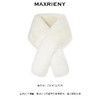 MAXRIENY米白色围巾毛绒围脖女冬季毛茸茸保暖脖套(货号:MC87SC751) 商品缩略图0