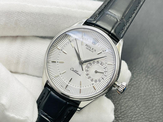 TWF劳li士切利尼系列。尺寸39*11.5mm，3165克隆机芯，蓝宝石镜面，鳄鱼皮表带，男士腕表，密底，自动机械机芯 商品图2