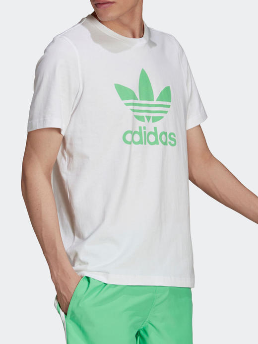 5折【自营】adidas/阿迪达斯  三叶草男子时尚运动休闲圆领T恤 H06640 商品图1