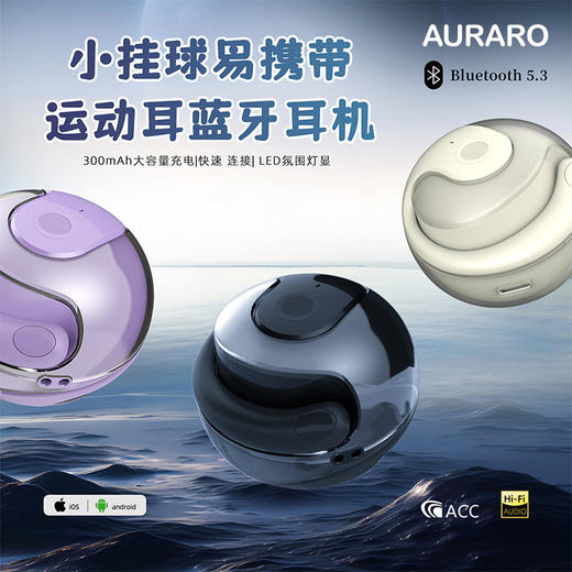 【团购】Auraro 小飞球椰壳耳机 | 软硅胶贴耳设计，真正无感舒适佩戴 超轻盈 商品图0