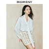 【商场同款-都市华丽日常】MAXRIENY华丽仙美水晶珠缀衬衫上衣女(货号:MC85TP046) 商品缩略图2
