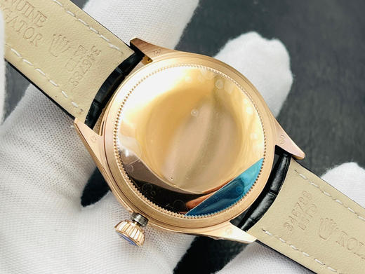 TWF劳li士切利尼系列。尺寸39*11.5mm，3165克隆机芯，蓝宝石镜面，鳄鱼皮表带，男士腕表，密底，自动机械机芯 商品图9