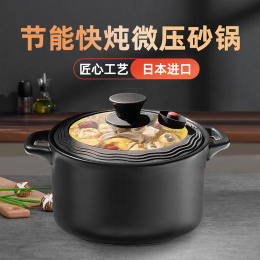 【居之岛】 节能快炖微压锅2.8L  真空微压 快速聚热 一锅多用 商品图0