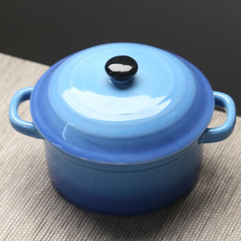 苏氏陶瓷双耳带盖燕窝汤盅炖罐蒸蛋陶瓷一方一圆2个装深蓝350毫升 商品图6