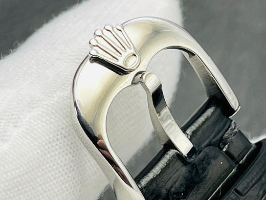 TWF劳li士切利尼系列。尺寸39*11.5mm，3165克隆机芯，蓝宝石镜面，鳄鱼皮表带，男士腕表，密底，自动机械机芯 商品图11