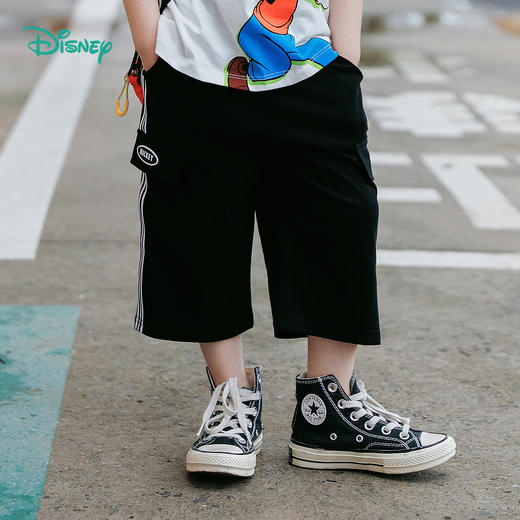 迪士尼童装男女童夏季休闲裤潮七分裤短裤 商品图2