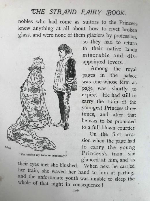 约20世纪早期 河滨童话书 数十幅趣味插图 漆布精装大32开 商品图7