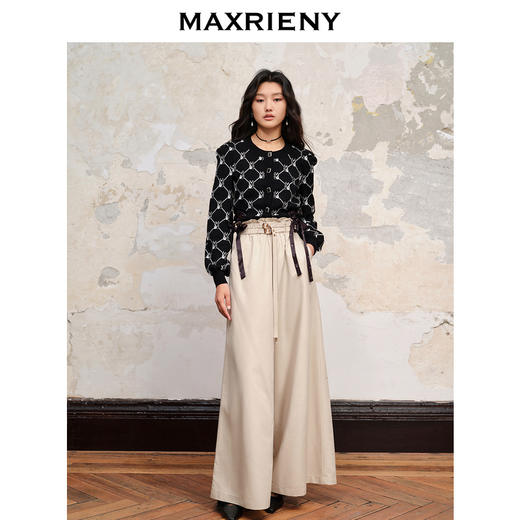 MAXRIENY优雅芭蕾风针织开衫外套秋(货号:MC88SW589) 商品图1