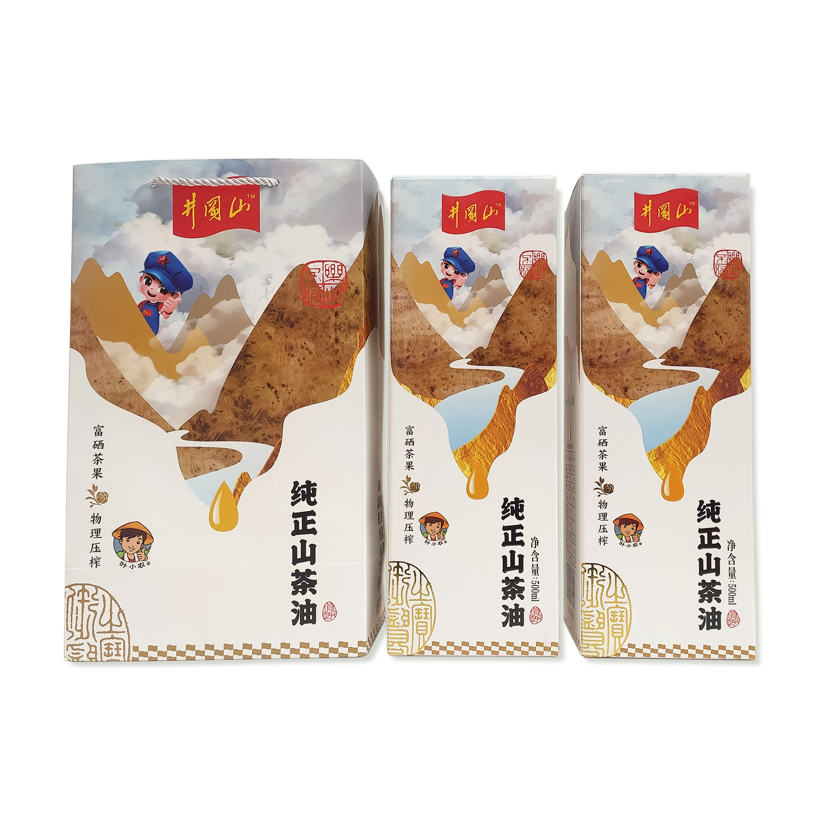 纯正山茶油 500ml X 2盒